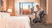  ?? WESTIN HOTELS & RESORTS ?? Westin will begin offering Peloton exercise bikes in select hotel rooms.