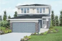  ?? NUVISTA HOMES ?? The Kingsley by NuVista Homes.