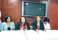  ?? NIZA CAMPOS ?? Adalgisa Batista encabezó ayer una rueda de prensa.