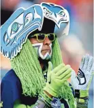  ?? PATRICK GORSKI/USA TODAY SPORTS ?? Seahawks-loving fans in Seattle were dubbed the 12s, for 12th man.