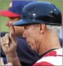  ?? JOHN BLAINE — FILE PHOTO — FOR THE TRENTONIAN ?? Skipper Bobby Mitchell has the Thunder with a 10.5 game lead in the EL East after they completed a three-game sweep on Portland on Wednesday.