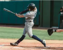  ?? OLD DOMINION ATHLETICS ?? Old Dominion junior first baseman Hunter Fitz-Gerald leads the Sun Belt Conference with 11 home runs this season. It also ranks him tied for fourth in the country.