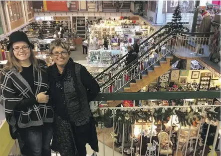  ?? POsTMediA ?? Betty Reitan describes Old Strathcona Antique Mall as a destinatio­n. “Folks bring their friends and family here, to spend a few hours taking a trip down memory lane,” she says.