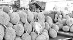  ??  ?? Research done in Thailand showed that the durian has higher antioxidan­ts than other tropical fruits.