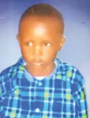  ??  ?? Three-year-old Isacc Okorite abducted in Port Harcourt