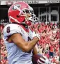  ?? HYOSUB SHIN/AJC 2019 ?? Dominick Blaylock, coming off a second knee surgery, should be good to go in the fall, according to coach Kirby Smart.