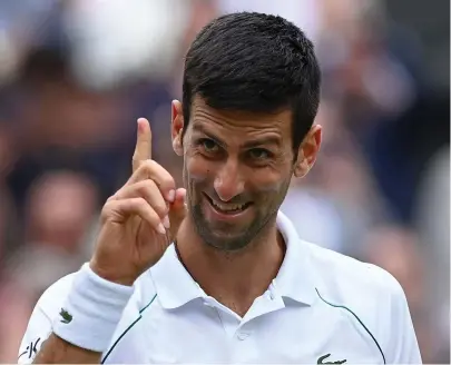  ?? FOTO: GLYN KIRK/LEHTIKUVA ?? Novak Djokovic vann Wimbledon igen.