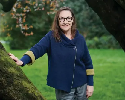  ??  ?? Pauline McLynn: ‘We tugged the bag to and fro, the fox ever more furious.’ Photograph: Amit Lennon/The Guardian