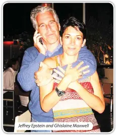  ?? ?? Jeffrey Epstein and Ghislaine Maxwell