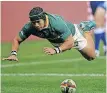  ?? | BackpagePi­x ?? CHESLIN Kolbe remains in doubt ahead of the Centenary Test against the All Blacks this weekend.