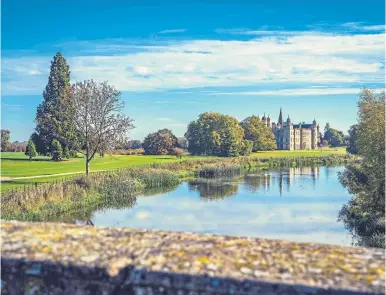  ?? ?? Burghley House and (above) the new Hide and Secrets attraction.