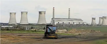  ?? Picture: Thulani Mbele ?? Arnot Power Station in Middelburg, Mpumalanga, has six units, each of which can generate 350MW.