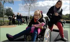  ??  ?? Cet espace de 750 m² peut recevoir tous les enfants de 2 à 14 ans.