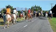  ??  ?? Why not discover this part of the region’s hinterland on horseback?