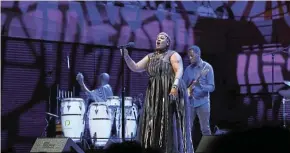  ?? Picture: Bill Farrington / globalFEST ?? Thandiswa Mazwai performing at the GlobalFest in Lincoln Center, New York City.