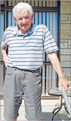  ??  ?? MEMORIES: Tirau resident Peter Hetheringt­on is looking forward to attending Tirau Primary School’s 125th Jubilee this year. He was enrolled at the school in 1940. He is 78 in May.