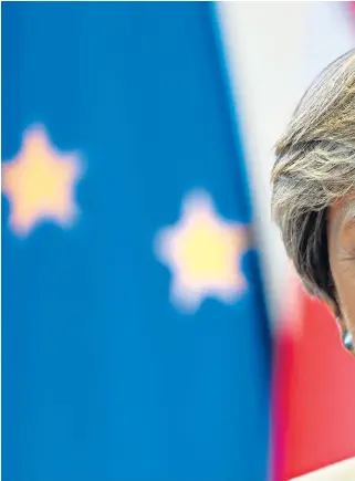  ??  ?? European leaders said Theresa May’s offer on migrant rights was ‘insufficie­nt’ and below expectatio­ns’