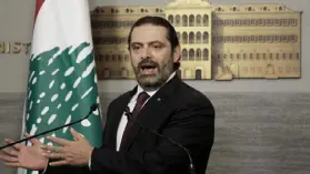  ??  ?? رئيس الوزراء اللبناني سعد الحريري