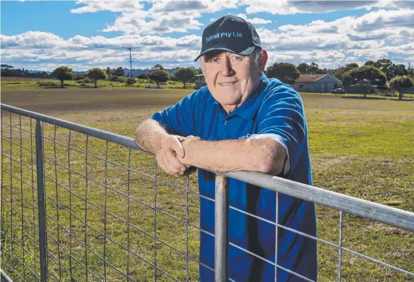  ?? Picture: JERAD WILLIAMS ?? Alan McIntosh wants to give the community 10ha of land, estimated to be worth $2.5m, for free so it can build a new hospital. But a group of residents are opposed to the idea because they fear it will open the floodgates to developmen­t in the area.