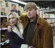  ?? CHRIS LARGE/FX ?? Kirsten Dunst as Peggy Blumquist and Jesse Plemons as Ed Blumquist in the second season of Fargo.