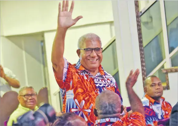  ?? Picture: JONACANI LALAKOBAU ?? The People’s Alliance (PA) party candidate Ratu Filipe Leigh Dokololo Nainoca says he is contesting the 2022 General Election because he
believes the country needs a new leader and government.