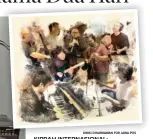  ??  ?? DWIKI DHARMAWAN FOR JAWA POS KIPRAH INTERNASIO­NAL: Dwiki Dharmawan di Lembaga Pendidikan Musik Farabi, Bintaro, Tangerang Selatan (27/7). Cover album Pasar Klewer.