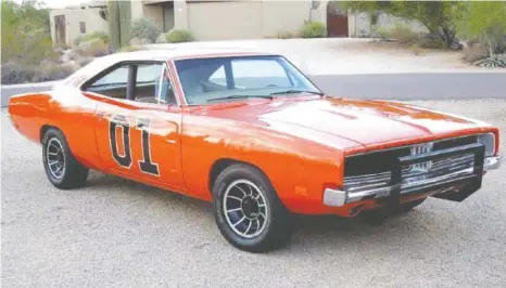  ?? FACEBOOK. COM ?? Replicas of famous cars and trucks from film and television, such as the General Lee from “Dukes of Hazzard,” will be featured at this weekend’s World of Wheels.