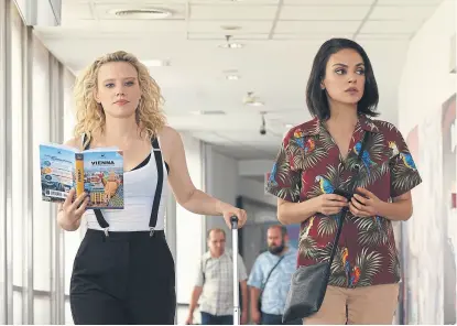  ?? Bf distribuit­ion ?? Ella y ella: McKinnon y Mila Kunis, el dúo protagónic­o de Mi ex es un espía