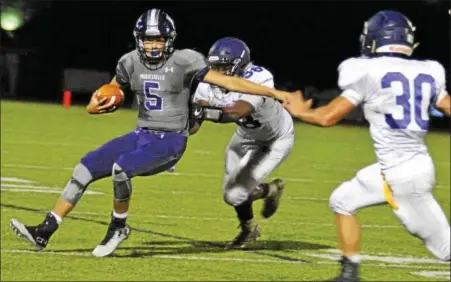  ?? BARRY TAGLIEBER - FOR DIGITAL FIRST MEDIA ?? Upper Moreland proved to be too much for the Phantoms to handle in non-league football action.