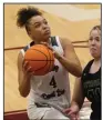  ?? (Photo courtesy of Cheyanne Kemp) ?? Morrilton sophomore Cheyanne Kemp had to take over at point guard full time for a period during the season, which helped her game, according to her coach.