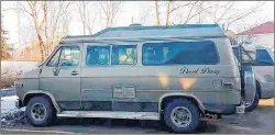  ?? SUBMITTED PHOTO ?? An RCMP handout photo shows a van allegedly stolen in New Brunswick on Christmas Eve, then recovered on P.E.I. the same day, where it had been abandoned. The police force is looking for tips about this incident, including the name of a person who is...