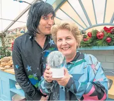  ?? Picture: C4/Love Production­s/PA. ?? Sandi Toksvig is stepping down from The Great British Bake Off role she has shared with Noel Fielding.