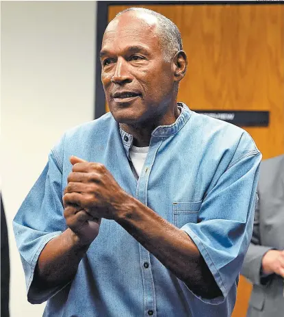  ??  ?? O.J. Simpson, durante su audiencia