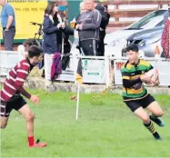  ??  ?? ●●Boro Junior Colts on their way to victory against Newcastle