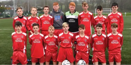  ?? The Iveragh team that drew with Killarney Celtic in the U-14 Schoolboys League at Celtic Park on Saturday. ??