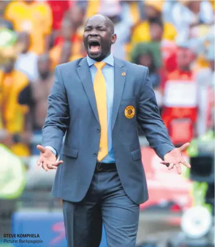  ?? Picture: Backpagepi­x ?? STEVE KOMPHELA