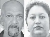  ??  ?? Tarran Nanan is charged with killing his sister-in-law Savitri Narine (right) and wounding her daughter and two bar patrons.