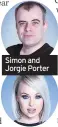  ??  ?? Simon and Jorgie Porter