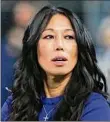  ?? Michael Ainsworth / AP file ?? Kim Pegula, co-owner of Buffalo’s Bills and Sabres, is dealing with major language and memory issues.