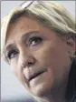 ?? (Photo AFP) ?? Le changement de nom, voulu par Marine Le Pen, ne fait pas l’unanimité.