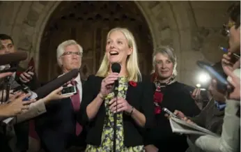  ?? JUSTIN TANG/THE CANADIAN PRESS ?? Letting his cabinet — including new Environmen­t Minister Catherine McKenna — speak freely to media will go some way toward restoring the lost faith between government and the press, Susan Delacourt writes.