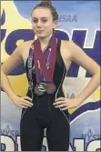  ?? Courtesy photo ?? Girls’ swimming Times Union Athlete of the Year Alayna Gray of Fonda-johnstown.