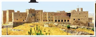  ?? ?? 800 YEARS OF HISTORY: The 12th Century Parador de Sigüenza, above, and the grand staircase at Parador de Baiona, right