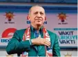  ?? Foto: afp ?? Will möglichst viele Stimmen der Türken im Ausland: Präsident Erdogan.