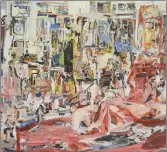  ?? ?? Brown’s ‘Selfie,’ a 2020 view of her studio