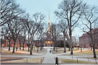  ?? HERALD FILE PHOTO ?? EQUALITY ISSUE: Harvard University has been hit with a federal lawsuit that questions the fairness of affirmativ­e action in college admissions.