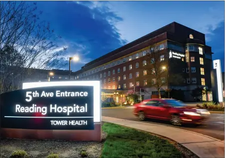  ?? BEN HASTY —MEDIANEWS GROUP ?? Two court rulings on Tower Health’s tax-exempt status are attracting the attention of those in the health care industry as well as municipal and school district officials.