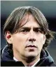  ??  ?? Coach Simone Inzaghi kann wieder auf Lazios Senkrechts­tarter bauen.