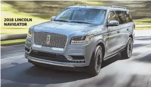  ??  ?? 2018 LINCOLN NAVIGATOR