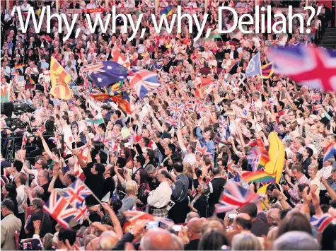  ?? Picture: Yui Mok ?? There has been a debate about the use of Rule, Britannia! at the Last Night of the Proms.